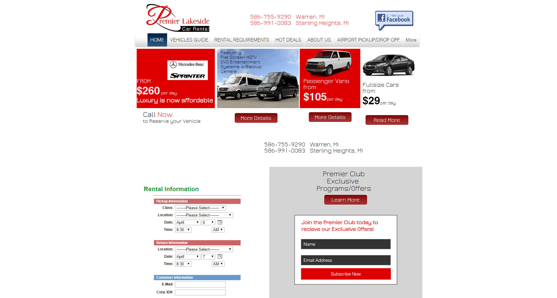 Premier Lakeside Car Rental Intelligent Dynamics, Inc